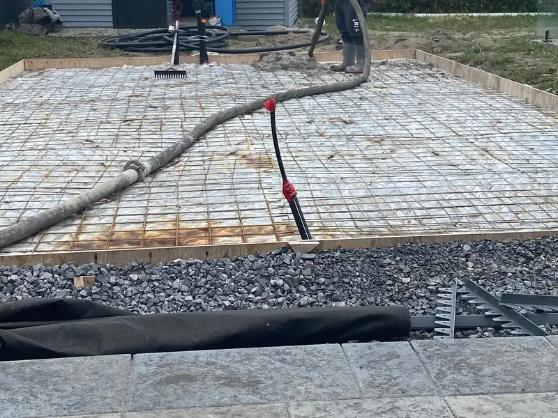 Plancher chauffant extérieur
